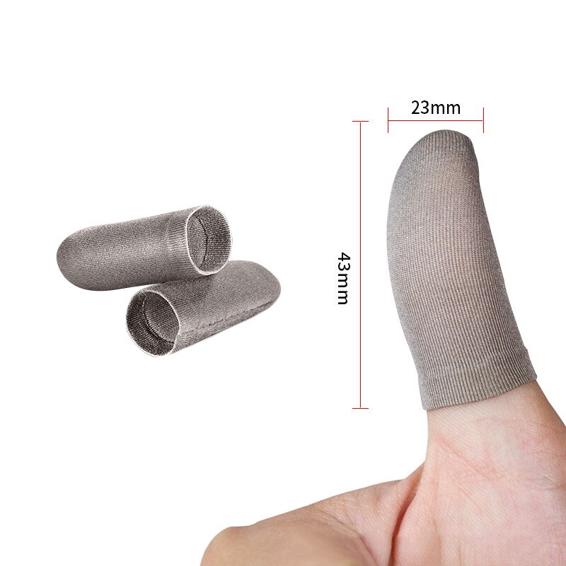 Mobil game finger sleeve 1/2/10 stk skærm gaming controller rører skærm finger sleeve @ m23