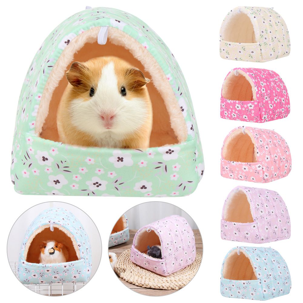 Casa de hámster suave de invierno, Mini Animal, conejo, ardilla, hamaca, nido, conejillo de indias, rata, ratones, cama para dormir cálida, suministros para mascotas