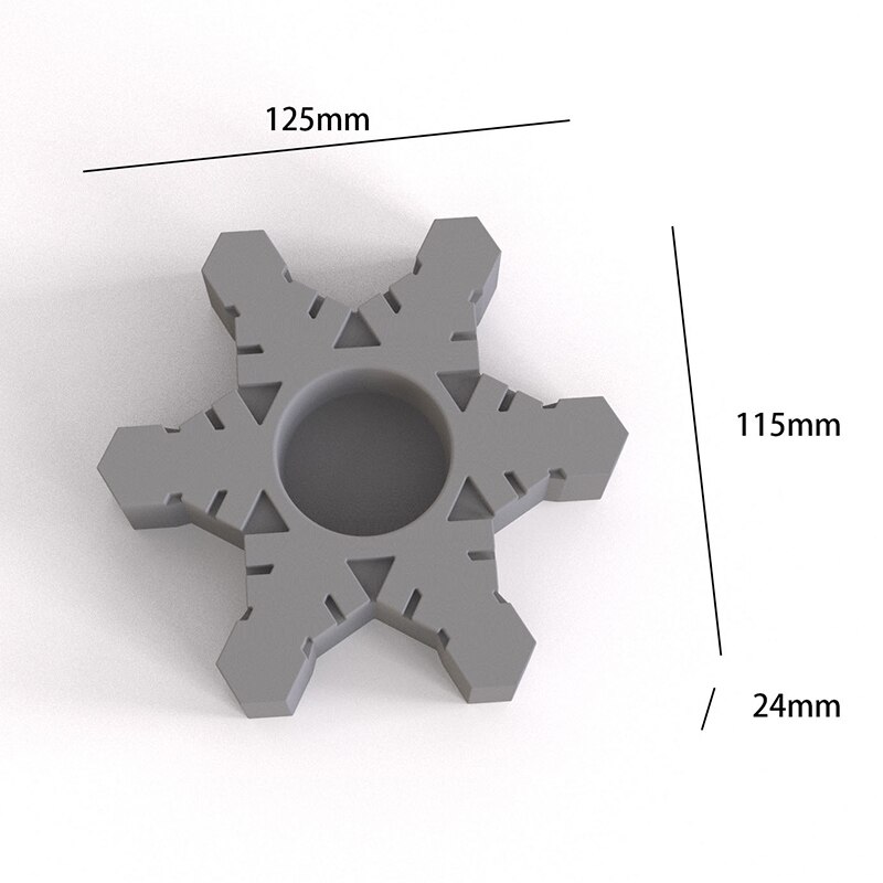 Silicone Mould Voor Kaars Houder Mooie Fawn Kerst Beton Kandelaar Siliconen Mallen: Licht Geel