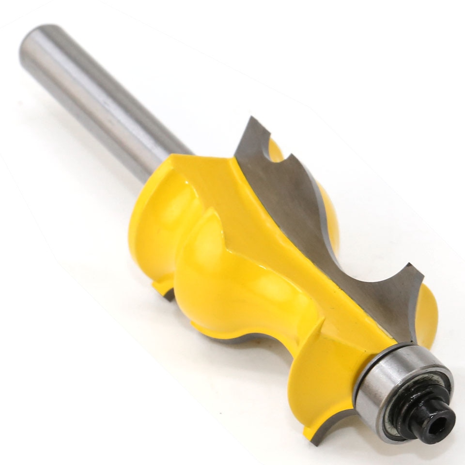 1pc 8mm- schachts vis leuning bit architectonische hardmetalen lijst frees trimmen hout frees voor houtbewerking