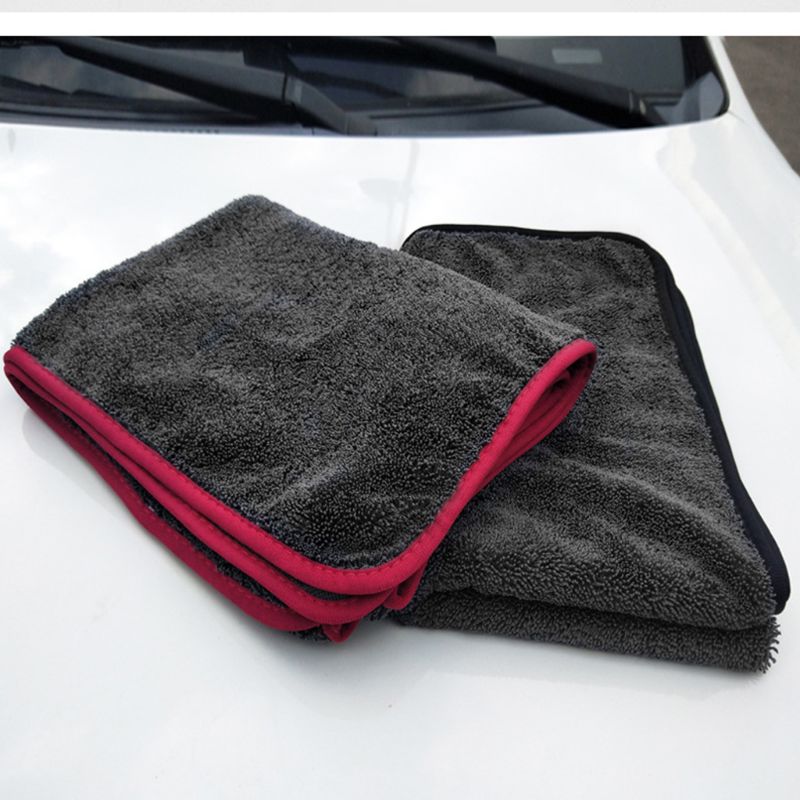 Mikrofiber håndklæder til biler, biltørring vask detaljer polering polering håndklæde mikrofiber klud flet klud