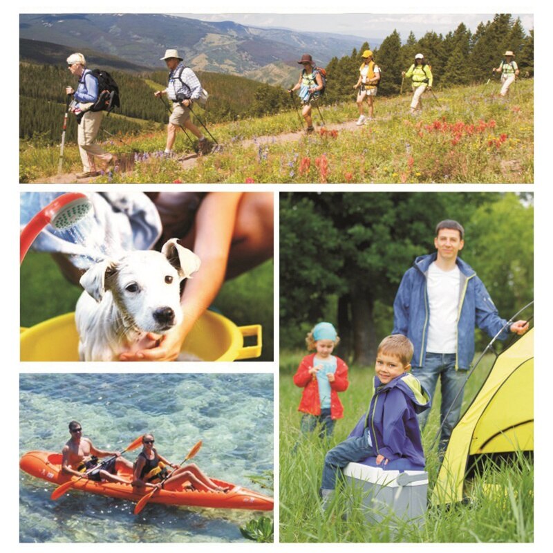 Portable Outdoor Shower Usb Rechargeable Camping Water Pump Shower