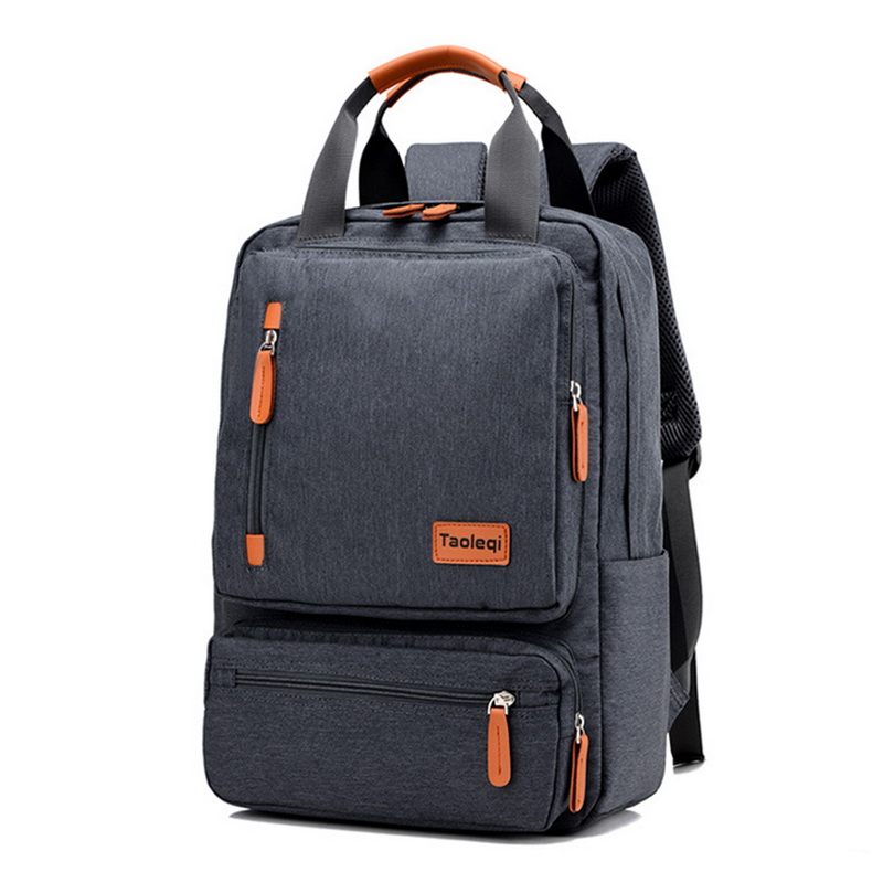 Männer Multifunktions Anti Diebstahl Rucksack 15,6 Zoll Laptop Usb Ladung Rucksack Wasserdichte Leinwand Schul Geschäft Reise Bagpack: 5