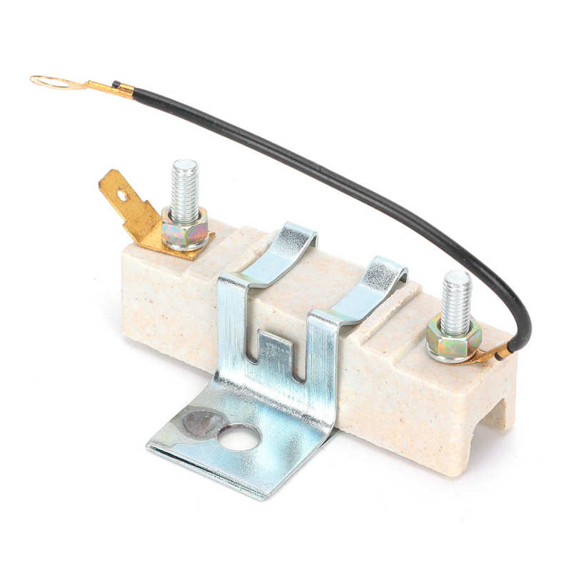 Resistencia de la bobina de encendido, dispositivo de Metal cerámico resistente al desgaste para Resistor de balasto de cerámica de coche clásico de 1,5 Ohm