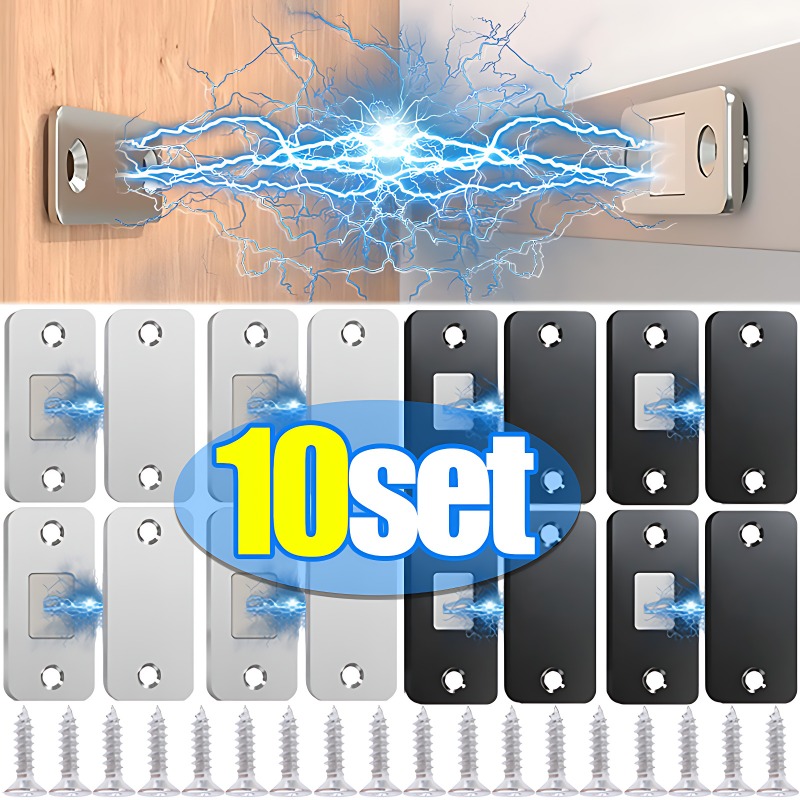 Schrank-Magnetverschluss, ultradünn, selbstklebend, Schrankverriegelung, magnetische Verschlüsse für Küchenschrank, Türschließen, magnetischer Türverschluss