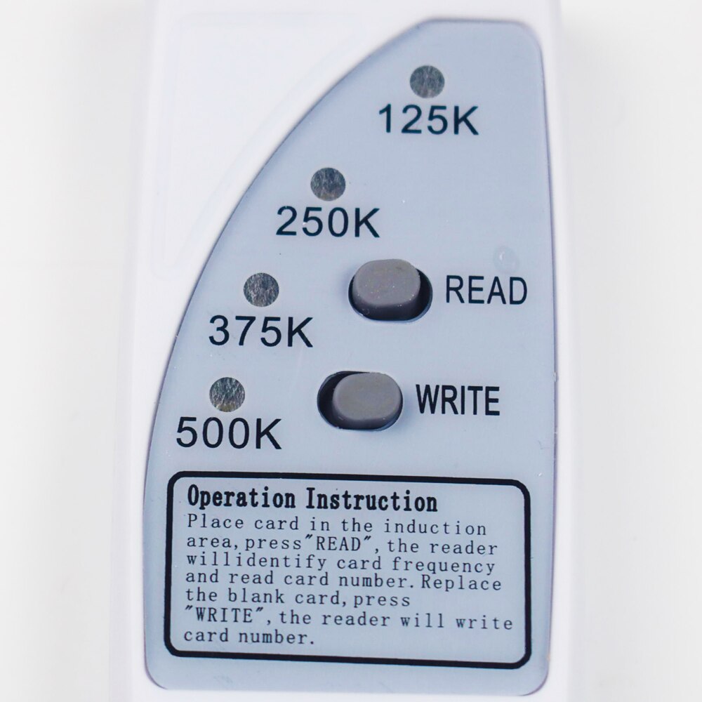 Copieur De Cartes RFID 125KHz - Compatible EM4100, Avec 6 étiquettes Et 6 Cartes Vierges - 8