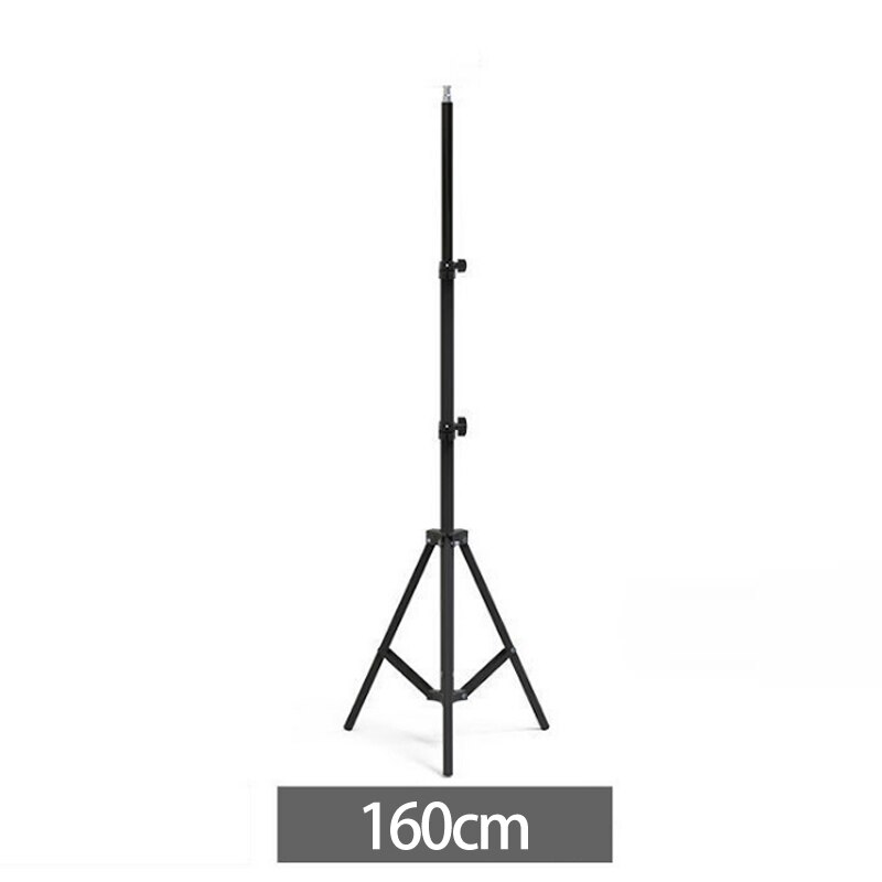 160cm tripé 1/4 cabeça de parafuso fotografia luz tripé para câmera do telefone refletor softbox flash luz guarda-chuva estúdio vídeo: 160cm