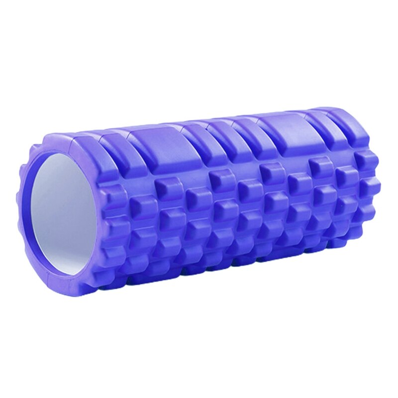 30X8.5Cm Yoga Blok Fitnessapparatuur Pilates Foam Roller Fitness Gym Oefeningen Spier Massage Roller Yoga Brick Sport gym: Paars