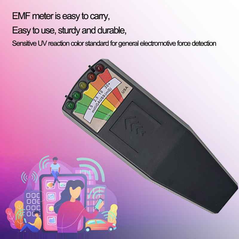 Radiation detector digital electromotive force meter Gauss meter handheld dosimeter tester electromagnetic field Radiation meter