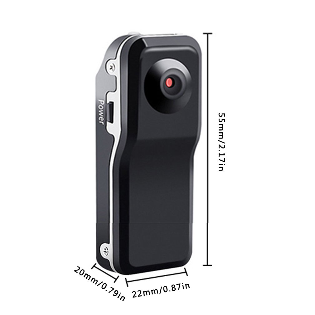 Md80 mini dvr 720p hd mini kamera digital video motion recorder videokamera webcam mikro kamera cam sport dv video med holder  r20