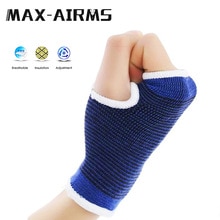 Maxairms 1 Paar Gym Fitness Gewichtheffen Handschoenen Shockproof gewichtheffen Polsband Ondersteuning Antislip voor Sport Veiligheid