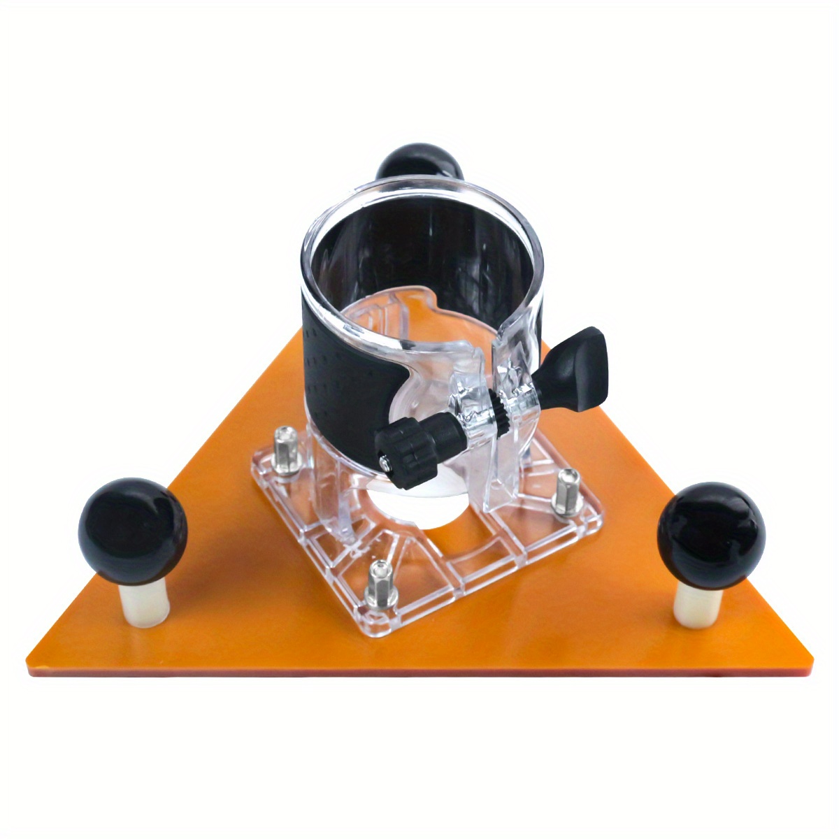 Plaque triangulaire pour rainurage et chanfreinage, pour le calcul, le travail, le fraisage, la rainure, la planche d'équilibre, la plaque de retournement, la base de toupie