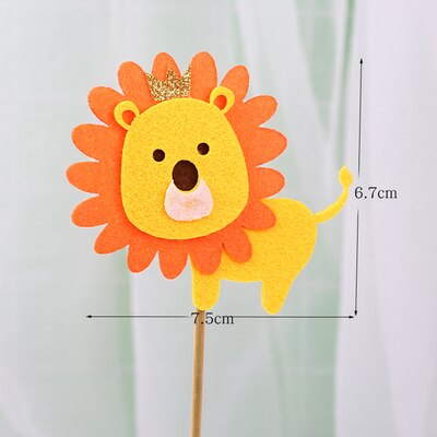 Woodland Animals Cake Topper Autumn Forest Cake Decor Jungle Safari Birthday Party Decor Happy Birthday Party Decor Kids Boys: Plum