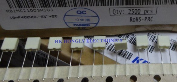50PCS R82 10nJ400 22nJ400 33nJ400 47nJ400 0.01UF 0.022UF 0.033UF 0.047UF 10NF 22NF 33NF 47NF 400V P=5mm Film Capacitor