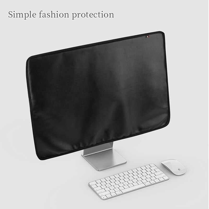 PU Leather Monitor Dust Cover for Apple iMac 24-inch Computer Protective Sleeve 24'' all-in-one PC Storage Organize