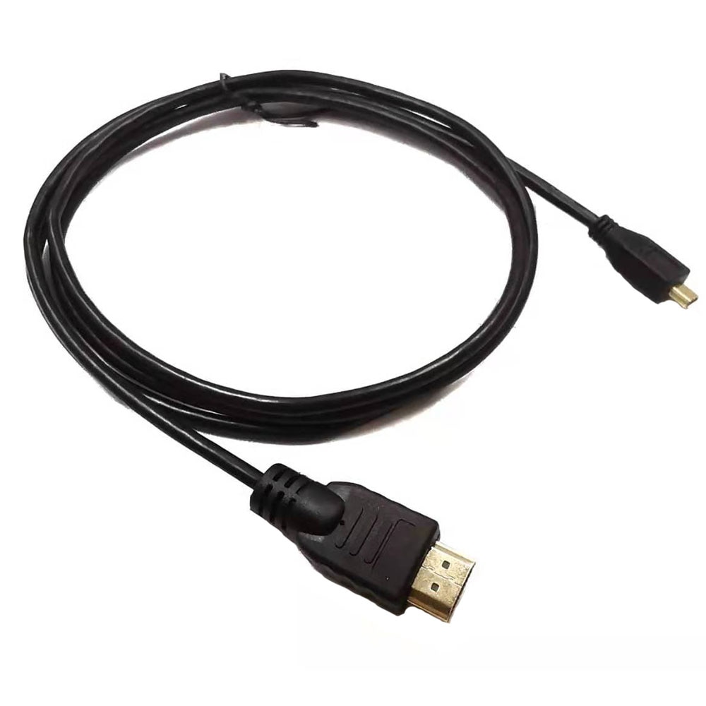 For Raspberry Pi 4 Micro HDMI to HDMI Cable Adapter 1.5M Male-Male HDMI 1080P Converter for Raspberry Pi 4 Model B
