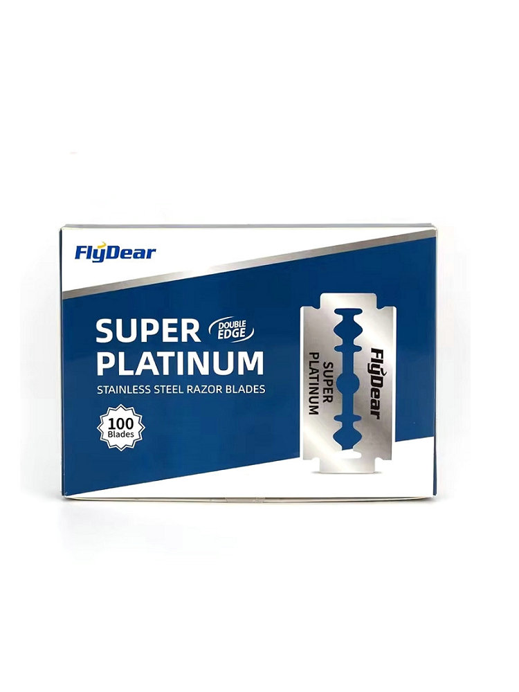 100 Stuks Scheermesjes Met Dubbele Rand Voor Heren-Veiligheidsscheermesjes Voor Het Scheren-Platina Roestvrijstalen Scheermesjes Met Dubbele Scheermesjes