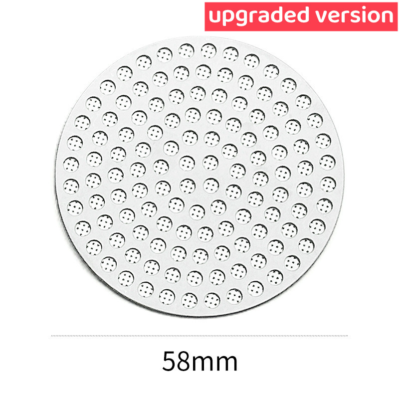 49mm Coffee Puck Screen 58mm 51mm 54mm 53mm Portafilter Filter Mesh Plate Coffee Filter Screen Espresso Puck Screen Coffee Maker: Beige