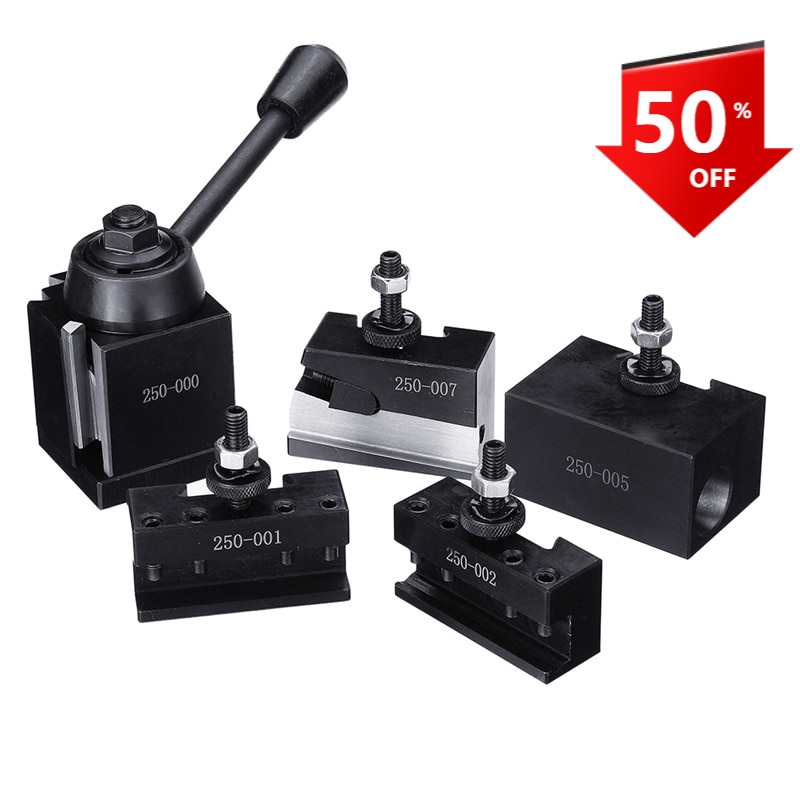 DMC-250-000 Wedge GIB Type Quick Change Tools Kit Tool Post 250 001-010 Tool Holder For Lathe Tools