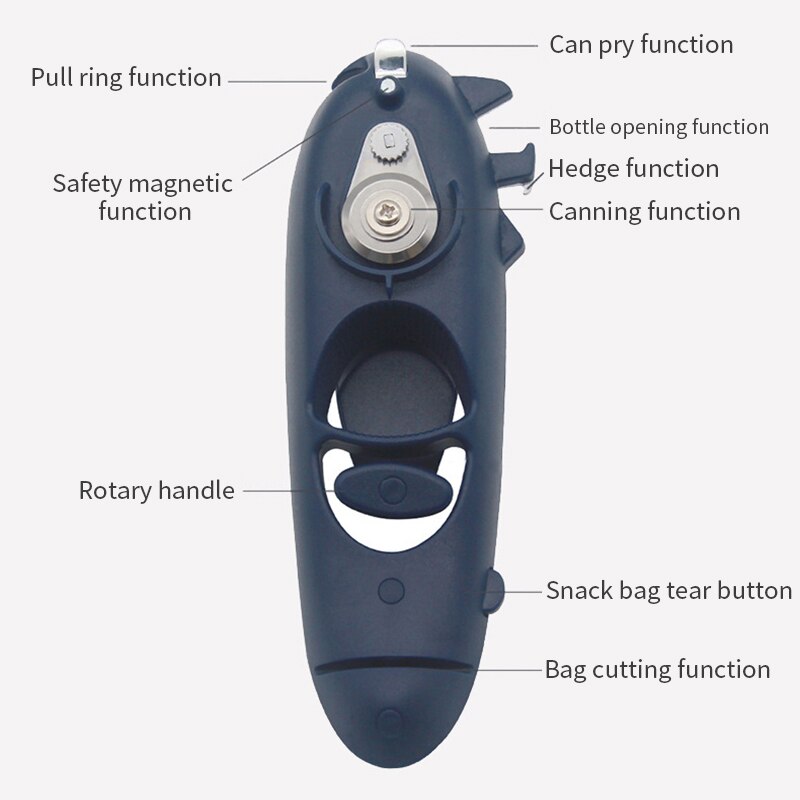 Universal Can Opener The Easiest Can Opener Manual Opener Bottle Opener Multifunction Bottle Can Opener Kitchen Tool Jar Gadget