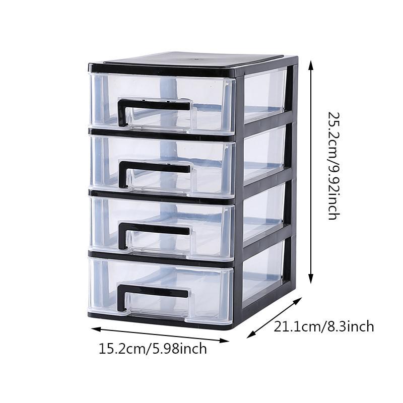 5-Layer Lade Bureau Opbergdoos Plastic Document Diversen Houder Cosmetische Kast Organizer Desktop Up Organizer Box: Style 5