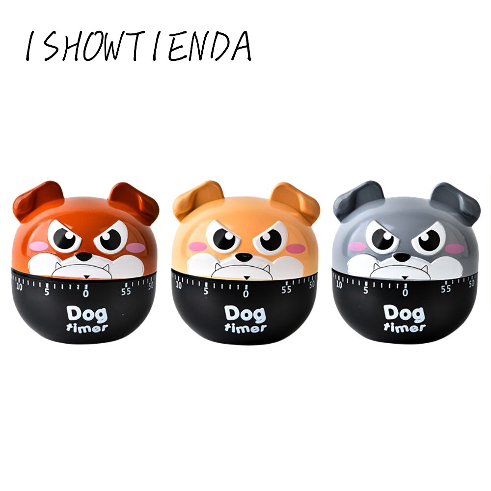 Dog timer Kitchen Timer Alarm Clock Mechanical Clockwork Cartoon Dog Soup Timer Cartoon Electronic Clock Dog