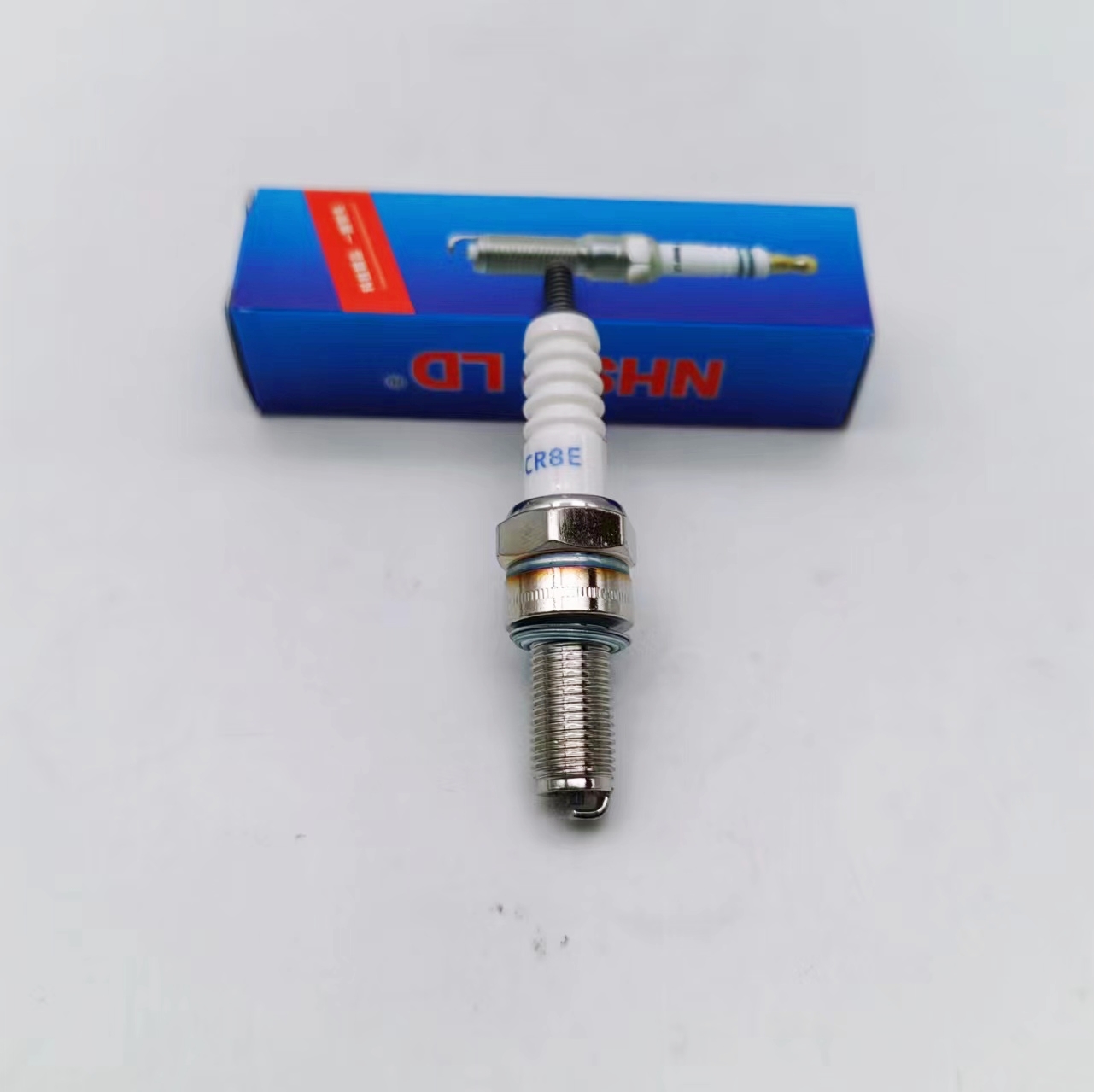 Universal- Rennen 3-Elektroden-Motorrad-Zündkerze A7TC CR8E D8TC für 50 cc 110 cc 125 cc 150 cc ATV Roller: armeegrün