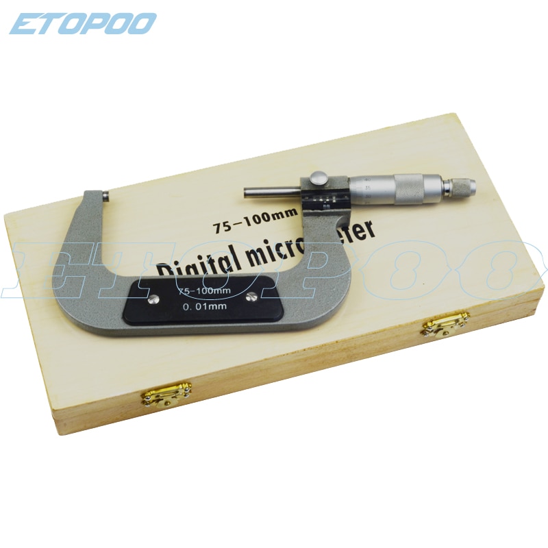 75-100Mm Micrometer Met Teller Lezen Digitale