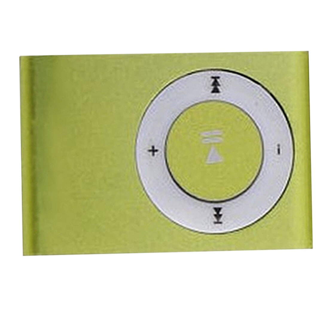 Centechia Tragbare Metall Clip MP3 Spieler mit 8 Süssigkeit Farben Keine Speicher Karte Musik-Spieler mit TF Slot: Grün