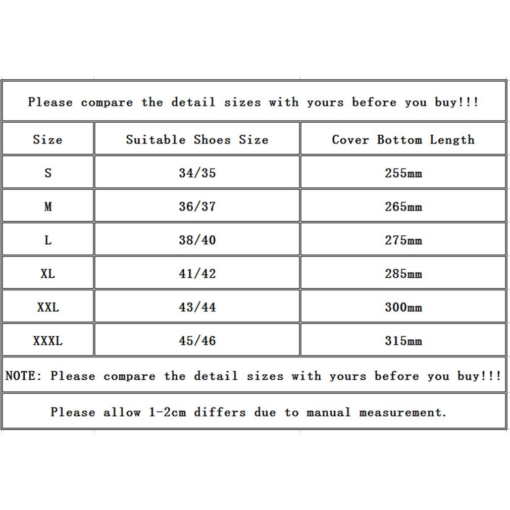 Anti-Slip Waterdicht Verdikte Mannen Vrouwen Herbruikbare Schoenen Covers Outdoor Regen Beschermhoes Voor Schoenen