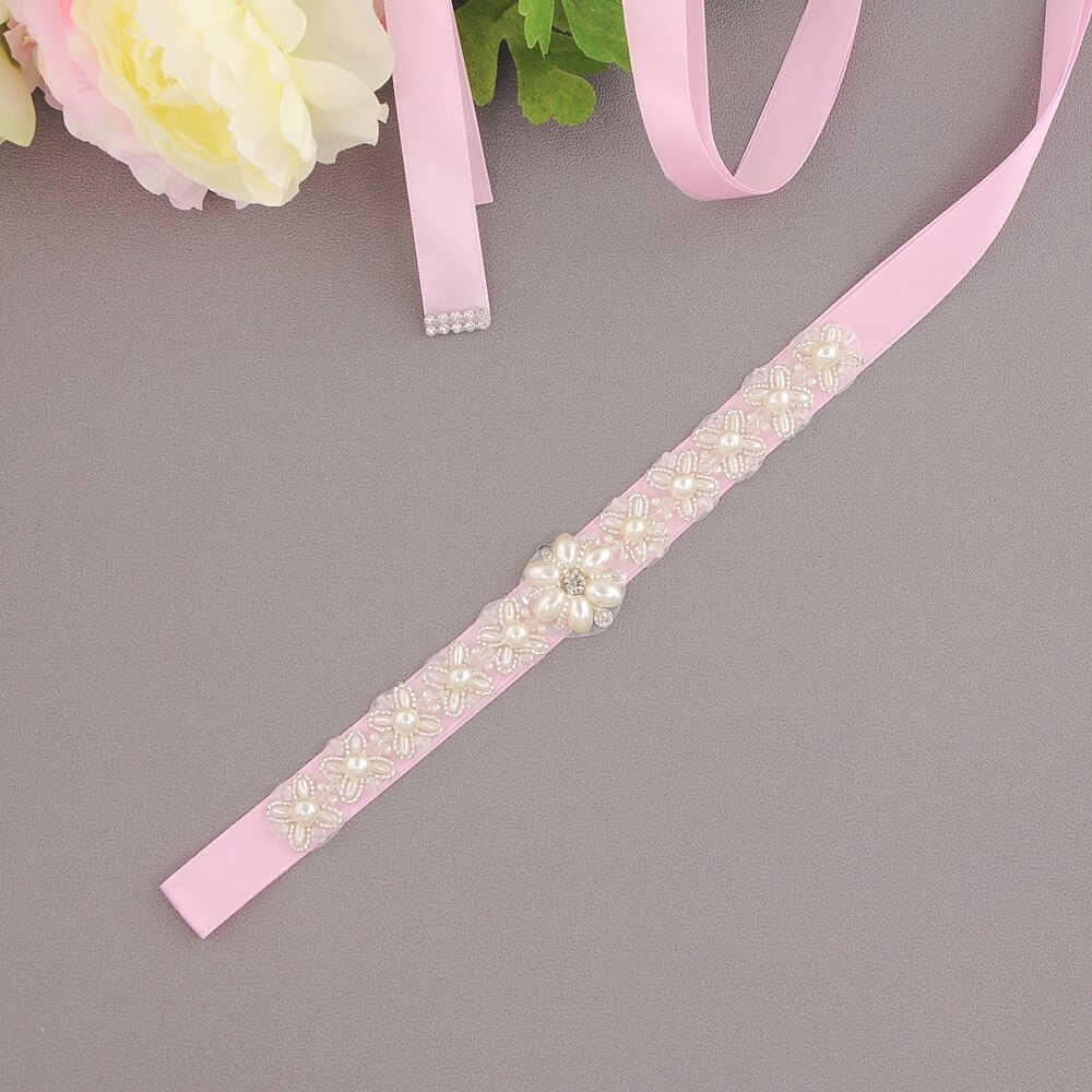ZMS155 argent strass ceinture de mariage robe de mariage ceinture ceinture de mariée demoiselle d'honneur ceinture ceinture pour robe de soirée diamant ceinture: pink