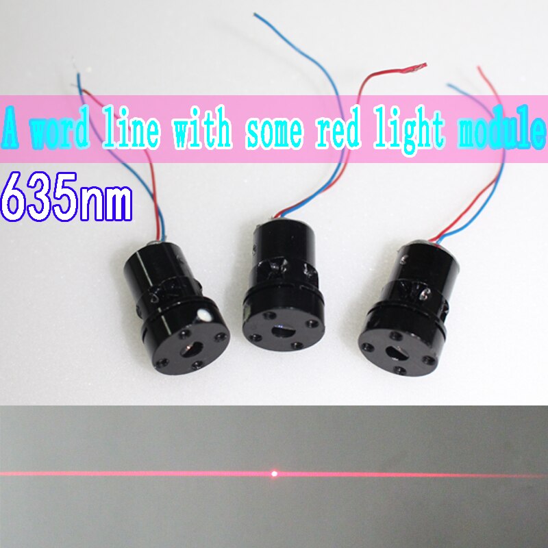 Band punt rood licht module635nm/3-4 mW