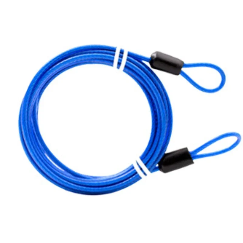 0.5m fietsaccessoires fietsslot draad fietsslot sterke stalen kabelslot mtb racefiets slot touw anti-diefstal veiligheid: Paars