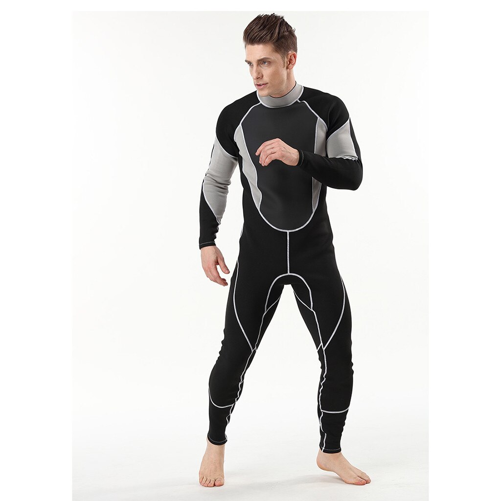 Men Wetsuit Full Body Suit Super Stretch Diving Suit Swim Surf Snorkeling Swimwear Sport Scuba Swimsuits Jumpsuit Surfing