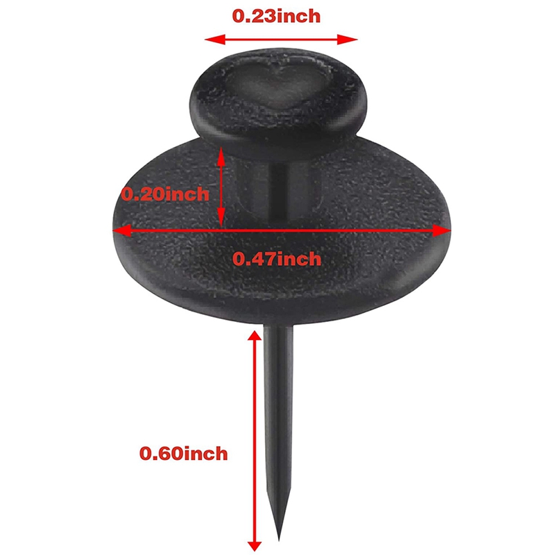 Confezione da 20 chiodi piccoli per appendere foto appendini a doppia testa chiodi chiodi da parete per appendere immagini