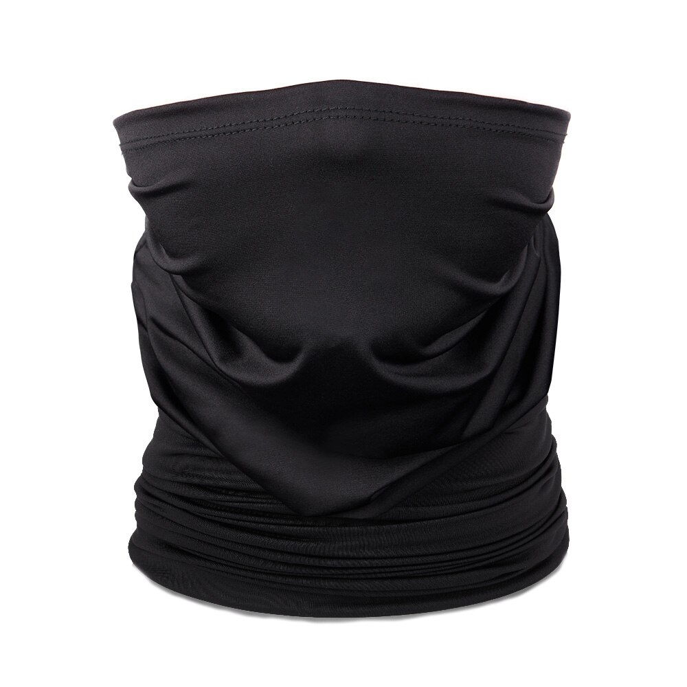 Kemimoto motorsykkel bandana hodeplagg kjølig sommer anti-svette ansiktsmaske ridning hals gamasjer skjerf menn kvinner utendørs løping: 1pc svarte