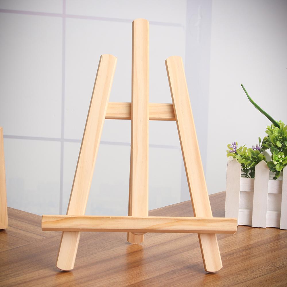 21X28Cm Houten Schildersezel Kunstenaar Kunst Ezel Craft Houten Verstelbare Tafel Card Stand Display Houder Kalender Display Rack bruiloft Tafel