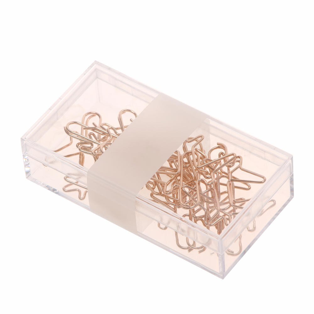 Tulip Shaped 12pcs Paper Clips Bookmark Clips, Purple Tulipa Paperclips Planner Clips for Office School Supplies Decoration: 12pcs Rose Gold1