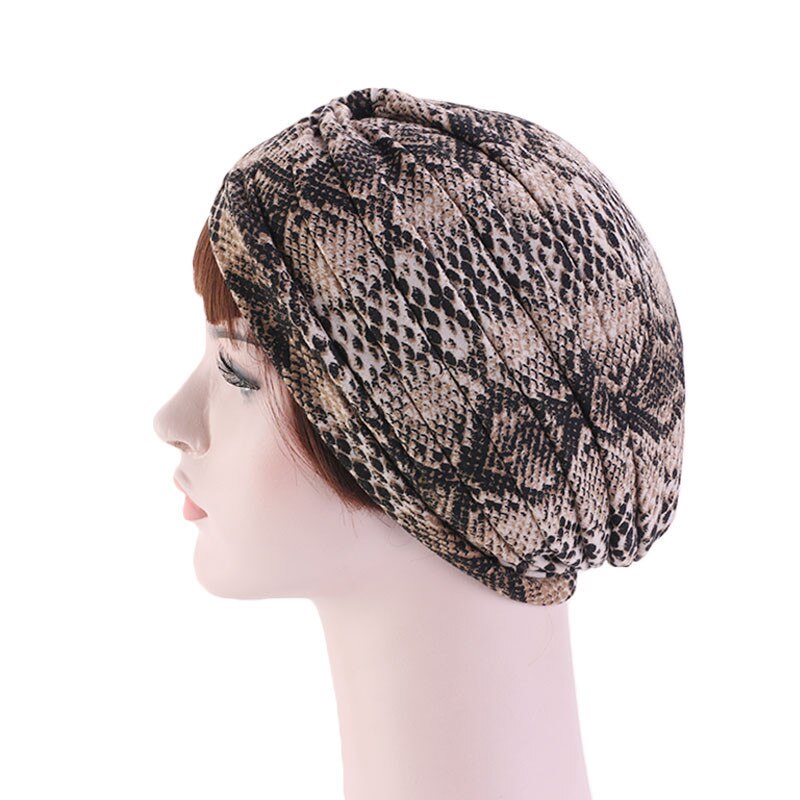 Modale Afdrukken Twist Hoofdband Tulband Caps India Afrikaanse Wraps Hoofddeksels Tulbanden Voor Vrouwen Islamitische Underscarf Motorkap Chemo Hoed
