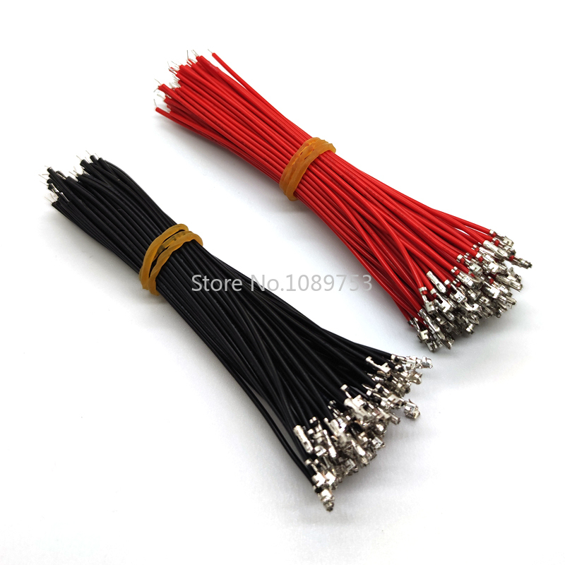 50PCS XH2.54 Connector Terminal Wire Electronic Wire Single Head with Terminal 10cm 20cm 30cm Without Housing