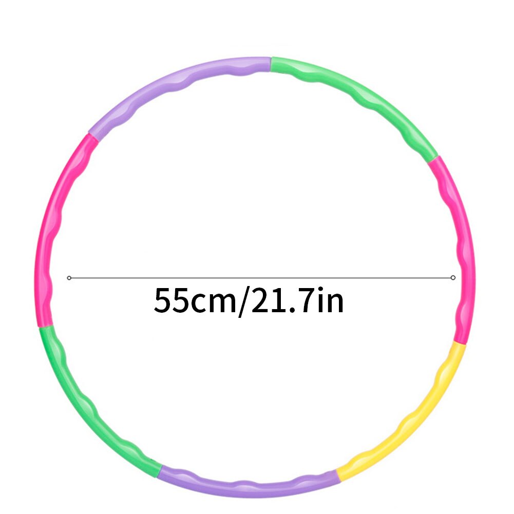 Removable Sport Hoop Equipment Kids Portable Abdominal Exercise Plastic Fitness Training Hoola Circle Children'S Entertainment