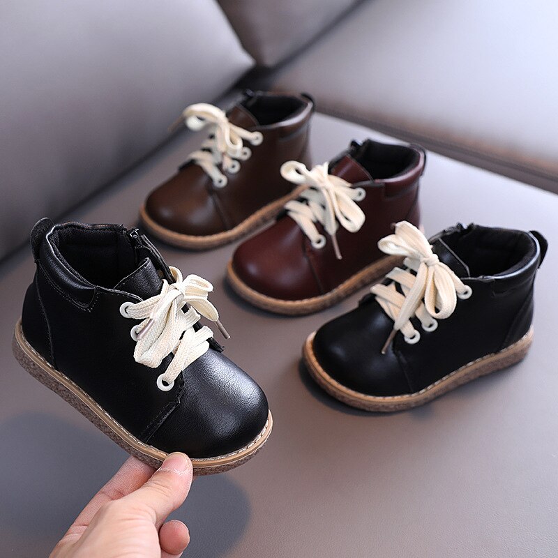 Herfst winter baby meisjes jongens laarzen outdoor kinderlaarzen waterdichte waterdichte kinder casual laarzen baby peuter schoenen