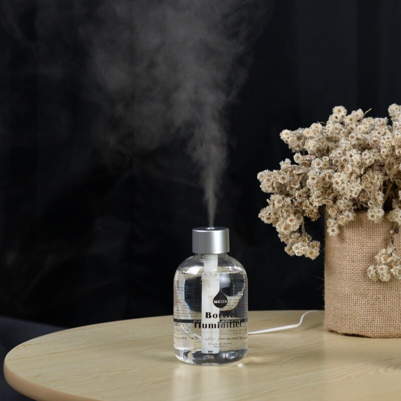 300ml USB Ultrasonic Humidifier Car Home Office Mini Aroma vehicle Air Purifier Aroma Diffuser Mist Maker