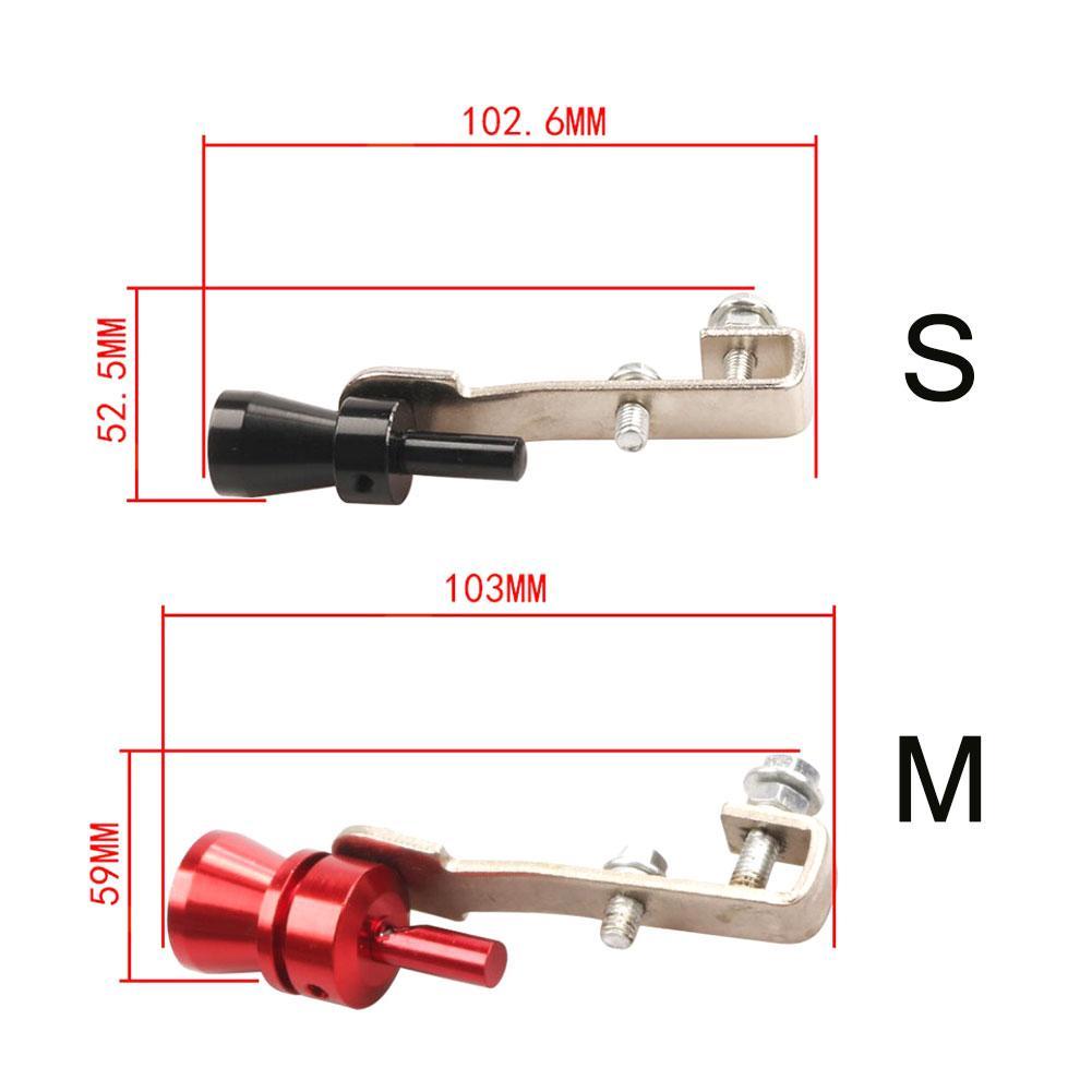 Universal Car Turbo Sound Whistle Muffler Exhaust Pipe Simulator Whistler For Vehicles Modified Turbo Whistle Tail Throat