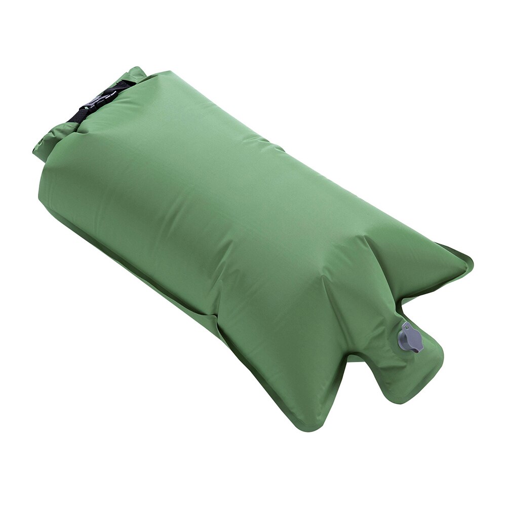 Camping Sleeping Pad Inflatable Moisture Air Mattress Ultralight Outdoor Mat Picnic Sleeping Mattress Camp Air Nylon Pouch: Army Green