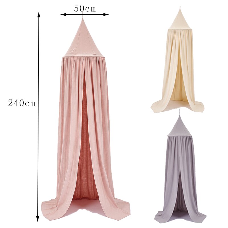 Play House Tenten Voor Kinderen Luifel Bed Gordijn Baby Opknoping Tent Wieg Kinderen Room Decor Ronde Hung Dome Klamboe bed Volant