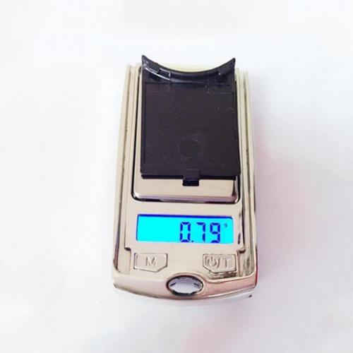 Minibáscula electrónica portátil para coche, balanza Digital de bolsillo de Metal, ligera, en forma de llave, precisa, para joyería y comida: 100g