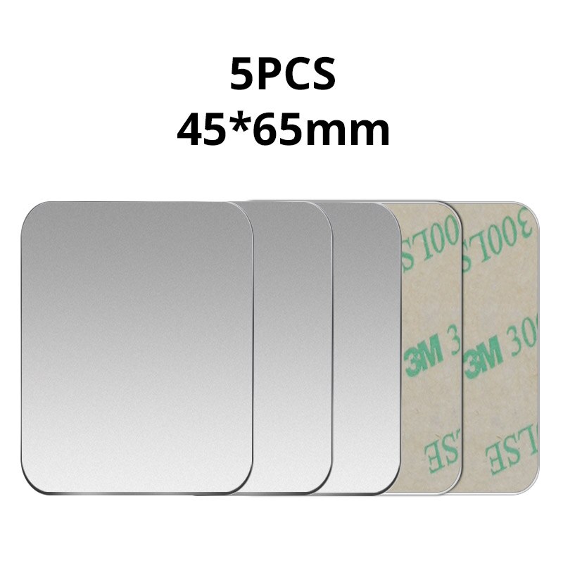 5 uds pegatina placa de Metal disco hoja de hierro para imán soporte para teléfono móvil para soportes magnéticos para teléfono de coche: Azul cielo
