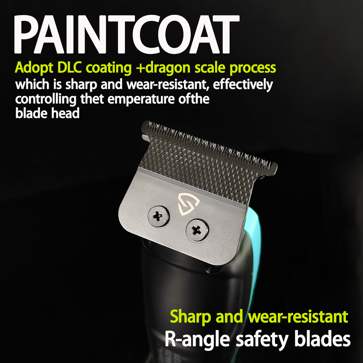 Brdclip x5 7200rpm aparador de cabelo profissional dlc lâmina de squama máquina de acabamento de cabelo detalhe clipper para homem barbearia