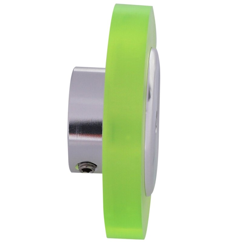 4X, 200Mm Aluminum Polyurethane Industrial Encoder Wheel Measuring Wheel For Measuring Rotary Encoder